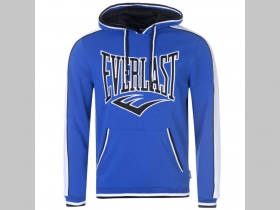 Everlast pánska mikina royal modrá s kapucou stiahnuteľnou šnúrkou a klokankovým vreckom vpredu materiál 100%polyester